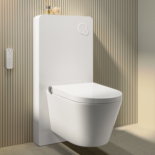 Wall hung smart bidet japanese - wall,