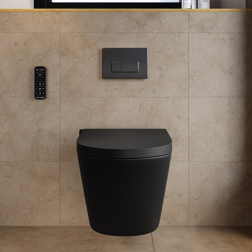 Matt black wall - matt,