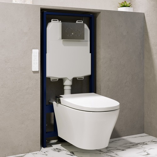 Wall hung smart bidet - hung,